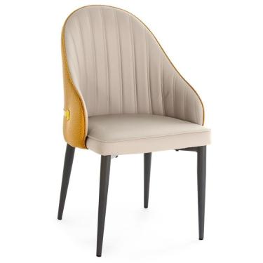 Imagem de Cadeira De Jantar Estofada La Martina - Bege