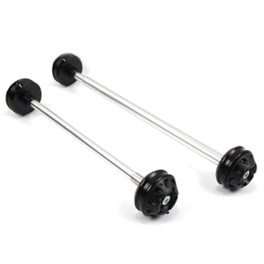 Imagem de Protetores de roda deslizantes de eixo Arashi Garfo dianteiro e traseiro para Yamaha YZF R1 2009-2014, acessórios de motocicleta peças pretas