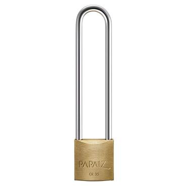 Imagem de Cadeado Haste Longa Cromado 35-50 - 0100351 - Papaiz