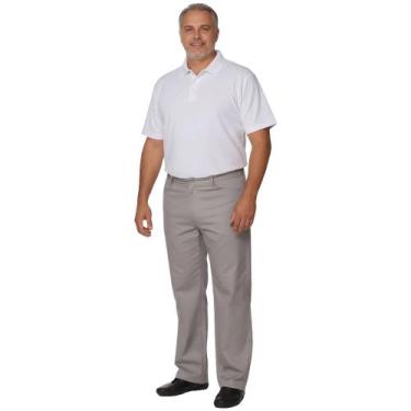 Imagem de Calça Brim Uniforme Profissional para Trabalho Plus Size - DEMORGAN, C