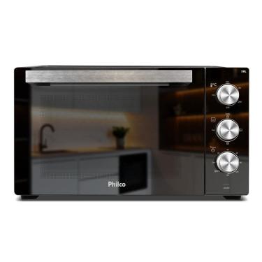 Imagem de Forno Elétrico Philco 50l Cinza Espelhado Full Glass PFE50PE