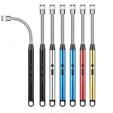 Imagem de Acendedor Elétrico USB Premium Chama Sem Fogo, Recarregável e Seguro para Churrasco, Velas e Lareiras Cor Sortida