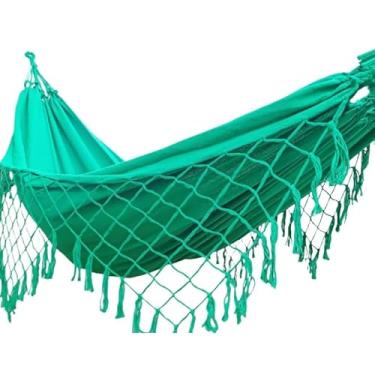 Imagem de Rede De Descanso dormir Em Tear De Casal Gigante(Verde lisa)