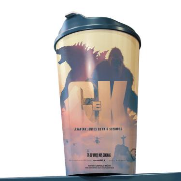 Imagem de Copo Godzilla Vs Kong com Tampa 750ml - Cinemark