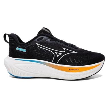 Imagem de Tênis Mizuno Base Prime - 38 - Preto-Laranja-Masculino