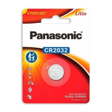 Imagem de Bateria Cr 2032 Botão Panasonic - Com 01 Unidade