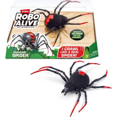 Imagem de Brinquedo Aranha Com Movimento Robo Alive Brilha No Escuro - Candide 1115