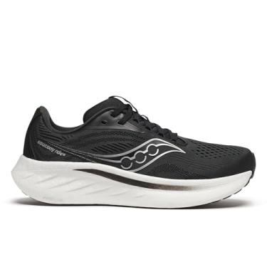 Imagem de Saucony Tênis feminino Ride 18, Preto/branco, 37