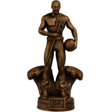 Imagem de Estátua Exu Maré Umbanda Candomblé (Cor Cobre Antigo)