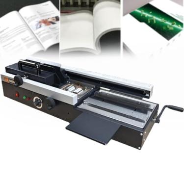 Imagem de HYUIO Máquina de encadernação térmica A4 de 1200 W, 1 fichário de papel com cola quente de 40 mm de espessura de encadernação para caderno de álbuns de livros de papel