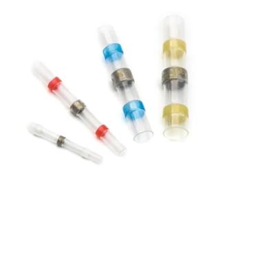 Imagem de Conectores de extremidade termorretráteis de vedação de solda, 100 peças, conector de fio de solda, terminal, conector elétrico