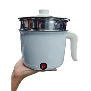 Imagem de Panela de Arroz，Panela de Arroz Eletrica110v/220v, Material de AçO InoxidáVel Interno，Capacidade 1, 6 Litros，Adequado Para Mingau de Cereal, Arroz Cozido, Legumes Cozidos a Vapor(220v)