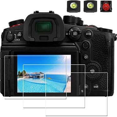 Imagem de PCTC Protetor de tela GH6 para câmera digital Panasonic LUMIX GH6 4K, 3 pacotes de película protetora de vidro temperado para Fuji X-H2S, 0,3 mm 9H contra arranhões contra impressões digitais contra