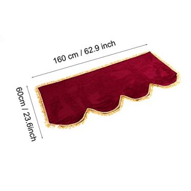 Imagem de Mingzhe Pleuche Soft Durável Durável Piano Teclado de Teclado a Poeira Decorada Decorada Com Ferrilhas para 61/88 Cores Violetas da Borgonha de 61/88 (88key)