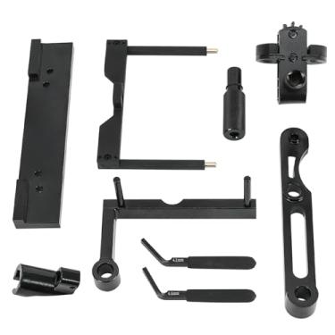 Imagem de 9 peças DD15 ferramenta de temporização ferramenta de ajuste de freio do motor ferramenta de barramento de motor pino de localização TDC soquete de linha de combustível ferramentas de temporização de