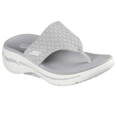 Imagem de Skechers Chinelo feminino, Cinza, 35