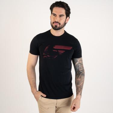 Imagem de Camiseta Ellus Cotton Fine Xtreme Preta-Masculino