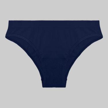 Imagem de Calcinha Lupo Loba Biquíni Sem Costura 40400, Azul índigo, P