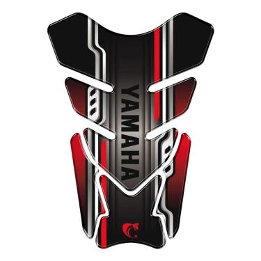 Imagem de Adesivo Resinado Protetor De Tanque Moto Yamaha Vermelho Cor Vermelho