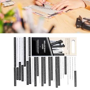 Imagem de Adesivos de scrapbook de máquina de escrever estética vintage, 40 peças, cores vibrantes, para planejamento e confecção de cartões, suprimentos de diário