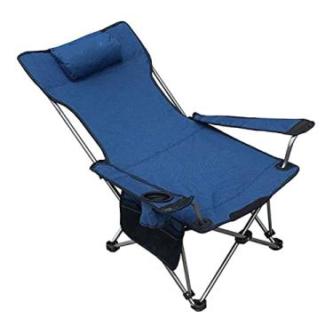 Imagem de Cadeira dobrável para uso ao ar livre, portátil, ultraleve, cadeira reclinável montada no carro, cadeira de gravidade zero, dobrável, ajustável, cadeira de balanço, espreguiçadeira, escritório, soneca