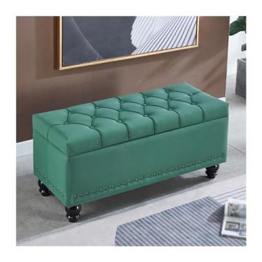 Imagem de FAMEOYA Banco de armazenamento de sapatos, banco de sofá, banco longo para troca de sapatos, sentado à porta da loja de roupas de casa, banco de armazenamento de vestiário, banco de sapatos