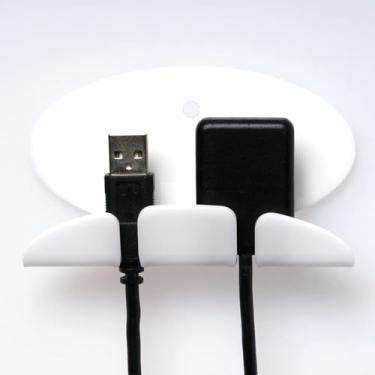 Imagem de Estink 2PCS Suporte para Sensor de Raio X, Rack de Montagem Em Parede de Acrílico Premium Com Adesivo, para Armazenamento de Cabos de Carregamento de Celular e Tablet Em Escritório