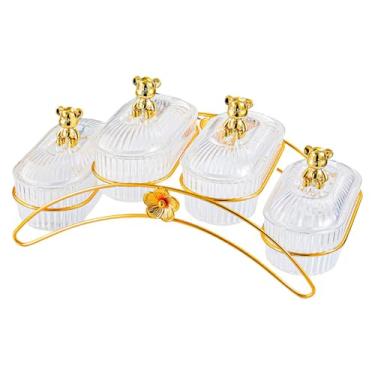 Imagem de Ｂｅｓｇａ Prato de frutas, porta-petiscos, grande capacidade, versátil, para servir, bandejas, travessas e armazenar alimentos, Claro