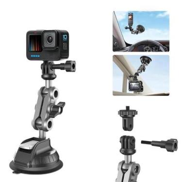 Imagem de Suporte Universal De Ventosa Potente Para Carro Para Insta360 X4 X3 X2