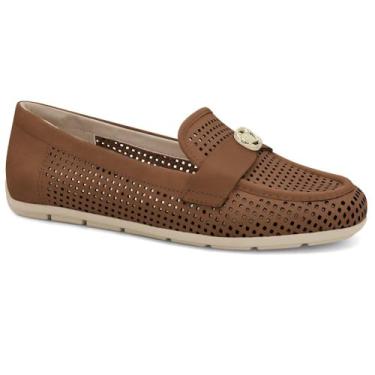 Imagem de Mocassim Comfortflex Em Couro Ref 2561332-2 Marrom 038