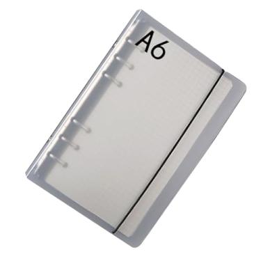 Imagem de GLOGLOW Organizador Resistente de Vários Furos Em PP, Páginas de Folhas Soltas Seguras, Capa de Encadernação Transparente Fosca, Design de Vários Furos Fosco Em PP Fosco para Páginas de Folhas (#12)