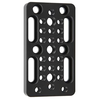 Imagem de Cryfokt Placa de Montagem Fácil para Câmera, Design Oco, Placa de Queijo de Alumínio Leve para Gaiola de Câmera, Alça Superior, Uso Rápido e Conveniente