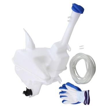 Imagem de DriveFix Tanque de expansão de reservatório de lavadora de para-brisa com bomba e mangueira de tampa para Kia Soul 2014-2019, Soul EV 2015-2019