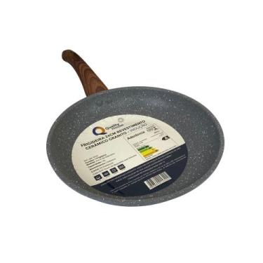 Imagem de Frigideira Com Revestimento Cerâmico - Cinza - QUALITY HOUSE