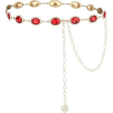 Imagem de Corrente de metal turquesa para vestidos e calças jeans Concho Chain Western Cowgirl