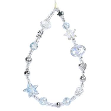 Imagem de Alça de pulso para câmera com contas de pérola fofa cordão de pingente de câmera digital, pingentes de pulso de telefone, corrente de câmera com contas para telefone, bolsa, acessórios de chaveiro