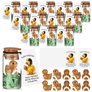 Imagem de Seenelling 20 conjuntos de presentes de apoio emocional a granel Team Building Positive Affirmation Thank You Gifts with Inspirational Cards for Employee Appreciation Coworker Staff Teacher(Football