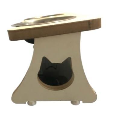 Imagem de COMEDOURO EM INOX TRIPLO PARA GATOS OU CACHORROS PEQUENOS, Perfeita para Ração e Água, Bem-Estar Pet(GATO,TRIPLO)