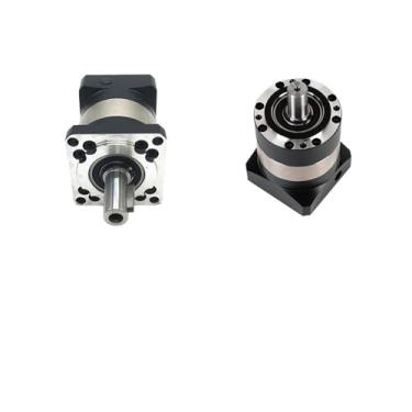 Imagem de Redutor planetário redutor planetário redutor de velocidade de engrenagem reta Nema 34 para servo motor 600W 750W caixa de engrenagens motor de passo 86 mm (taxa de velocidade 100 para 1, PLE090-16mm