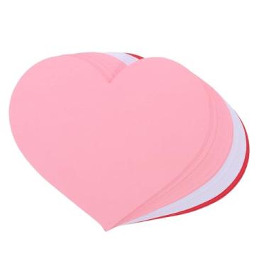 Imagem de Tofficu Conjunto de 73 Recortes de Papel Em Formato de Coração - Cartões de Anotações de 15 Cm Com Corações para O Dia Namorados - Recortes de Papel Em Cores Sortidas para Artesanato de Dia Namorados,