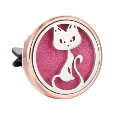 Imagem de Difusor De Aroma Para Carro Recarregável Com Clip Para Ventilação Perf