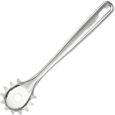 Imagem de Pegador De Massa Inox Tramontina Extrata Colher Espaguete Pegar Colher