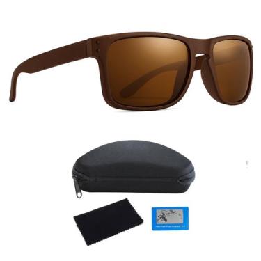 Imagem de Óculos De Sol Masculino Feminino Esportivo Proteção UV400 Polarizado Q