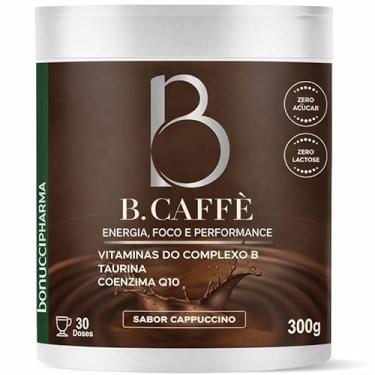 Imagem de B. Caffè Smart Energy 300g – Suplemento Alimentar em Pó com Vitaminas do Complexo B, Taurina, TCM e Cafeína – Sabor Cappuccino Sem Lactose