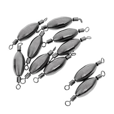 Imagem de Lljsszr Conjunto de 10 Chumbadas com Gancho Giratório para Linha de Pesca, 3.0