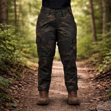 Imagem de Calça Cargo Tática Feminina - Safo - Safo Militar, Multicam black, 36