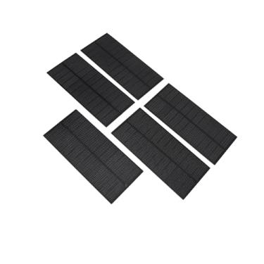 Imagem de Fabater Painel Solar Portátil Eficiente de 5 W para Aplicações Eletrônicas, Painéis de Silício Monocristalino de 5 Unidades para Projetos Científicos, Painel de Carregamento Solar à Prova de