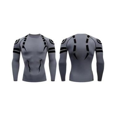 Imagem de Conjunto de Fitness Jujutsu Kaisen Masculino - Camisa 3D de Secagem Rá