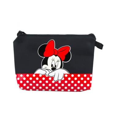 Imagem de Necessaire Retangular Minnie Assinatura 15x3x21cm Disney
