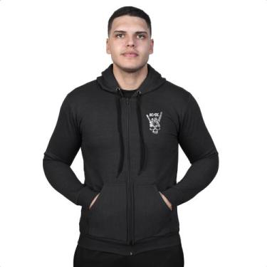 Imagem de Blusa Masculina Acdc Rock Moletom Unissex de Algodão - Milene Store, P